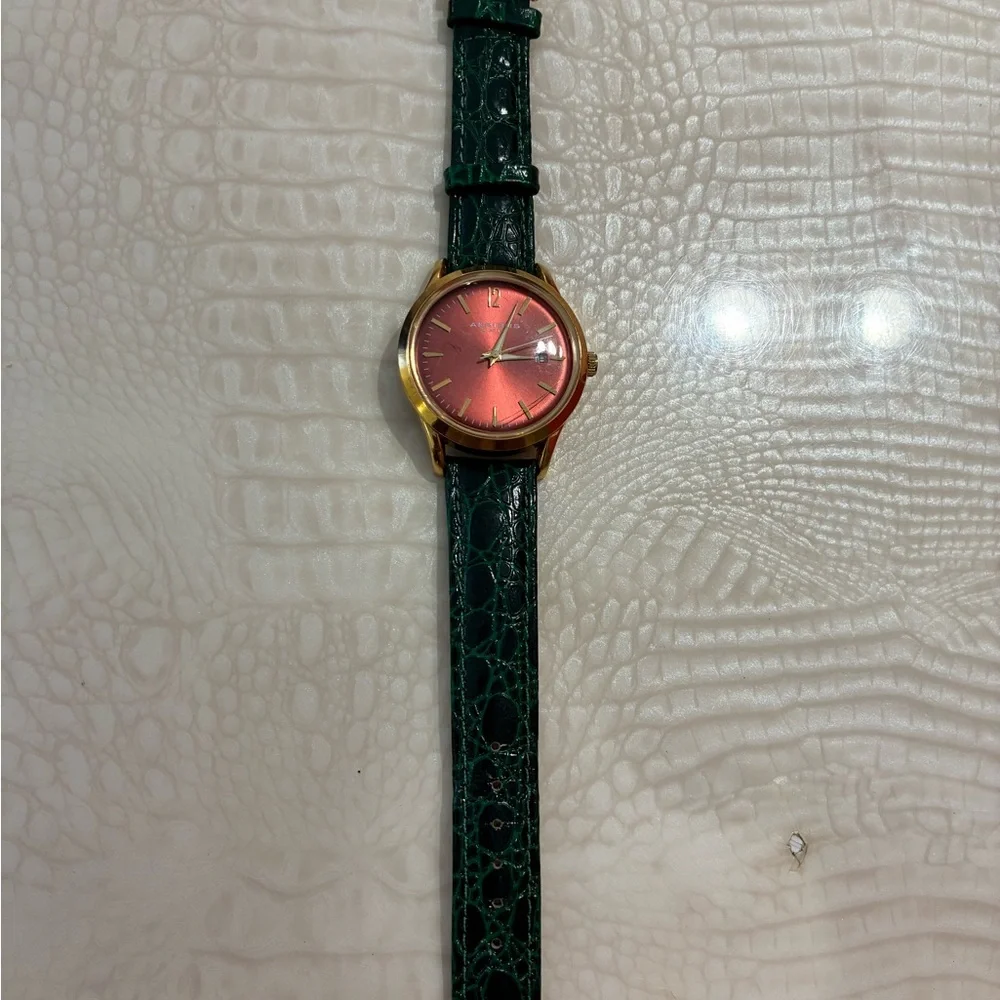 Akribos  Gold color Watch